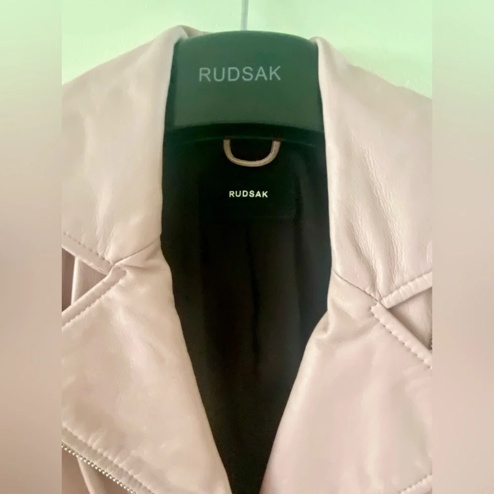 PINK LEATHER RUDSAK JACKET!! - Picture 4 of 4